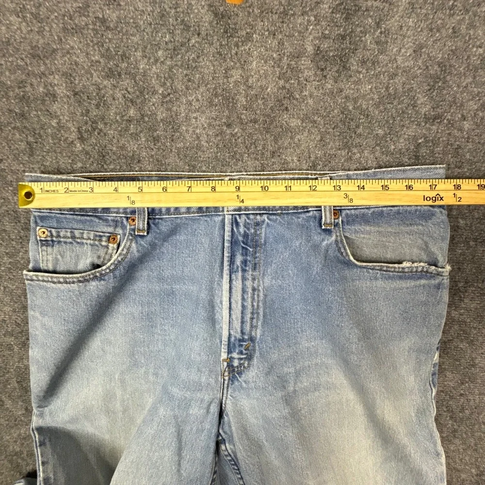 Levis 560 Jeans Mens 36x30 Blue Light Wash Comfort Fit Loose Tapered Denim 0404